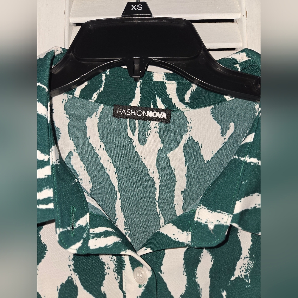 Fashion Nova Women's 2X Safari Vibes Jumpsuit - Picture 6 of 14